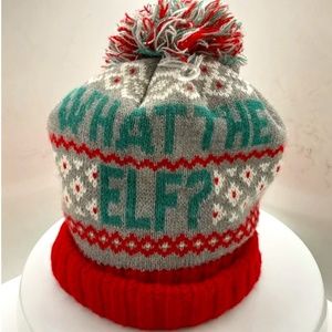 "What the Elf?" Pom Pom Hat